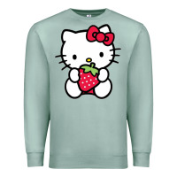 Seafoam kitty Premium Sweatshirt - linhVisuals