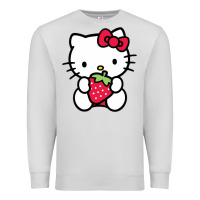 Dove Grey kitty Premium Sweatshirt - linhVisuals