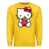 Lemon kitty Premium Sweatshirt - linhVisuals