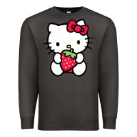 Smoke kitty Premium Sweatshirt - linhVisuals