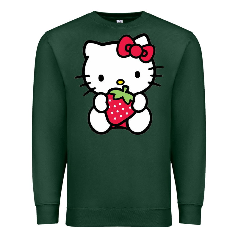 Kitty Premium Sweatshirt by linhVisuals | Teevron