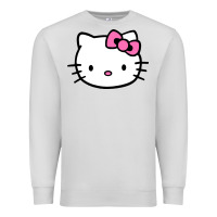 Dove Grey kitty Premium Sweatshirt - linhVisuals