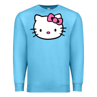 Ocean Blue kitty Premium Sweatshirt - linhVisuals