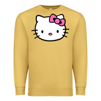 Antique Gold kitty Premium Sweatshirt - linhVisuals