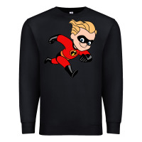 Black incredibles Premium Sweatshirt - linhVisuals