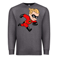 Charcoal Heather incredibles Premium Sweatshirt - linhVisuals