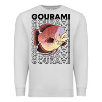 Dove Grey giant gourami fish 80's monster fish keeper tropical fish t shirt Premium Sweatshirt - linhVisuals