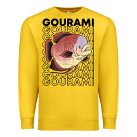 Lemon giant gourami fish 80's monster fish keeper tropical fish t shirt Premium Sweatshirt - linhVisuals
