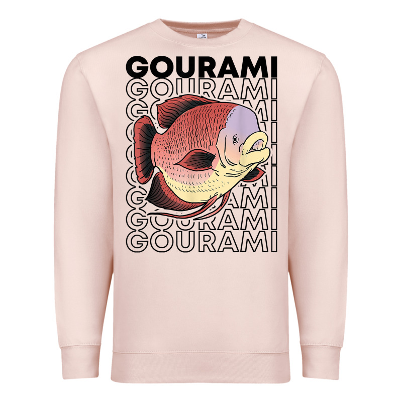 Giant Gourami Fish 80's Monster Fish Keeper Tropical Fish T Shirt Premium Sweatshirt by linhVisuals | Teevron