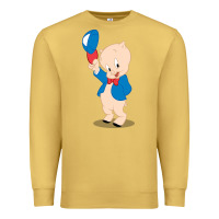 Antique Gold porky pig Premium Sweatshirt - linhVisuals