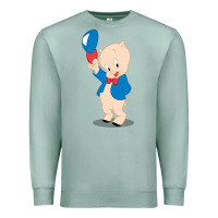 Seafoam porky pig Premium Sweatshirt - linhVisuals