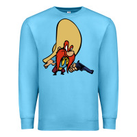 Ocean Blue sam yosemite Premium Sweatshirt - linhVisuals