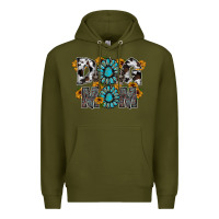 Army Green dog mom Premium Hoodie - RacoonDesign