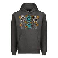 Charcoal Heather dog mom Premium Hoodie - RacoonDesign