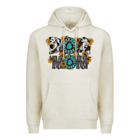 Oatmeal Heather dog mom Premium Hoodie - RacoonDesign