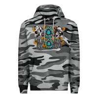 Slate Camo dog mom Premium Hoodie - RacoonDesign