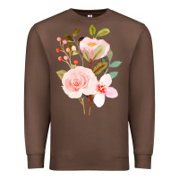 Chestnut Bouquet Floral Premium Sweatshirt - linhVisuals
