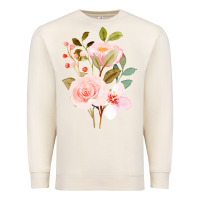 Sandshell Bouquet Floral Premium Sweatshirt - linhVisuals