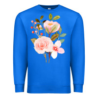 True Royal Bouquet Floral Premium Sweatshirt - linhVisuals
