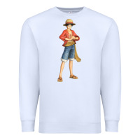 White one piece Premium Sweatshirt - linhVisuals