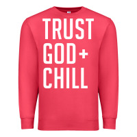 Cardinal trust god and chill tee vintage pullover hoodie Premium Sweatshirt - linhVisuals