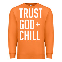 Carrot trust god and chill tee vintage pullover hoodie Premium Sweatshirt - linhVisuals
