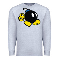 Heather Grey bomb Premium Sweatshirt - linhVisuals