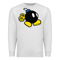 Oatmeal Heather bomb Premium Sweatshirt - linhVisuals
