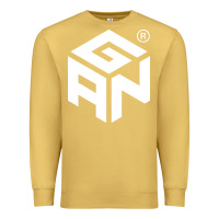 Antique Gold Gancube Premium Sweatshirt - linhVisuals