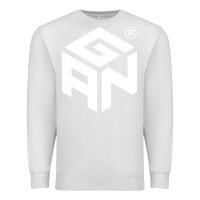 Oatmeal Heather Gancube Premium Sweatshirt - linhVisuals