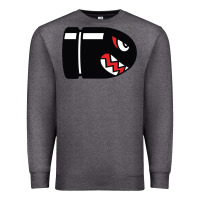 Charcoal Heather bullet bill Premium Sweatshirt - linhVisuals