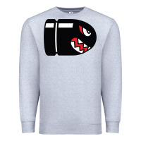 Heather Grey bullet bill Premium Sweatshirt - linhVisuals