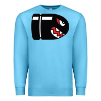 Ocean Blue bullet bill Premium Sweatshirt - linhVisuals
