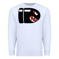 White bullet bill Premium Sweatshirt - linhVisuals