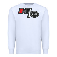 White Hurst Old Premium Sweatshirt - linhVisuals