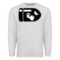 Dove Grey bullet bill Premium Sweatshirt - linhVisuals
