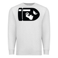 Oatmeal Heather bullet bill Premium Sweatshirt - linhVisuals