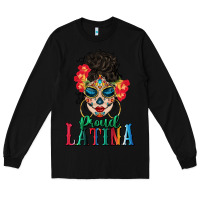 Black proud latina Long Sleeve Tee - BundleAndBundleShop