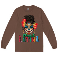 Chestnut proud latina Long Sleeve Tee - BundleAndBundleShop