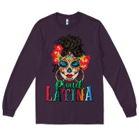 Plum proud latina Long Sleeve Tee - BundleAndBundleShop