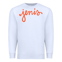 White Jenis Ice Creams Premium Sweatshirt - linhVisuals
