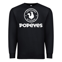 Black Popeyes Premium Sweatshirt - linhVisuals