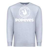 Heather Grey Popeyes Premium Sweatshirt - linhVisuals