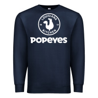 Navy Popeyes Premium Sweatshirt - linhVisuals