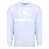 White Popeyes Premium Sweatshirt - linhVisuals