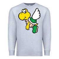 Heather Grey koopa troopa Premium Sweatshirt - linhVisuals