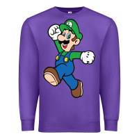 Purple luigi Premium Sweatshirt - linhVisuals