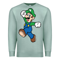 Seafoam luigi Premium Sweatshirt - linhVisuals
