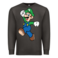 Smoke luigi Premium Sweatshirt - linhVisuals