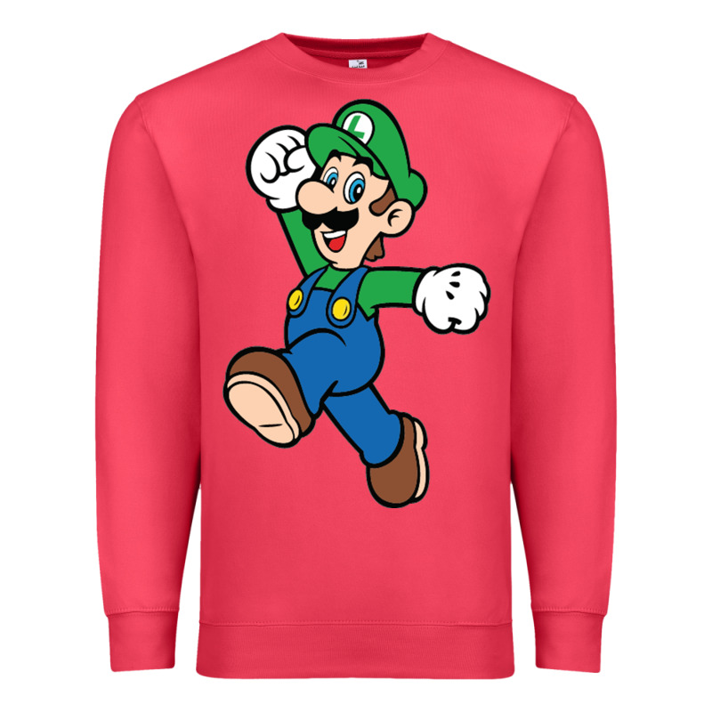 Luigi Premium Sweatshirt by linhVisuals | Teevron